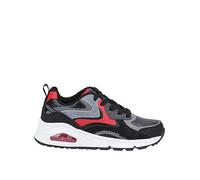 Skechers Kids Uno Gen1 Color Surge Memory Foam Trainer - Black, Black, Size 13.5 Younger Black