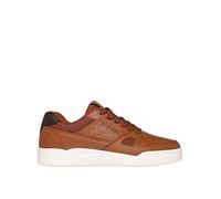 Skechers Koopa Leather Trainers- Brown, Brown, Size 6, Men Brown