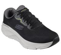 Skechers Lace Up She For Men D'Lux Walker 2.0 Swave in Black/Lime, 5.5-14