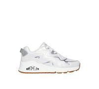 Skechers Lace Up Sneaker W/shimmer Overlay Detail, Silver, Size 13 Younger Ilver
