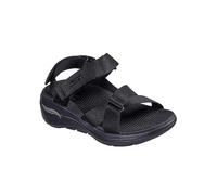 Skechers Ladies Black Go Walk Arch Fit Attract Sandals Black