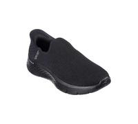 Skechers Slip Ins Go Walk Sunset View BBK Black Womens trainers 124820 in a Plain Textile in Size 4
