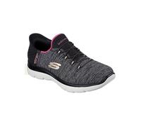 Skechers Ladies Black Slip-ins Summits Dazzling Haze Trainers Black
