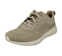 Skechers Trainers Bobs Squad Tough Talk, Memory Foam, Natural Engineered Knit, Women's Beige EU 37