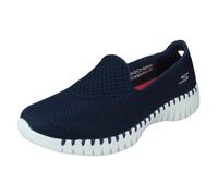 Ladies Skechers Machine Washable Slip On Textile Trainers Go Walk Smart 16700