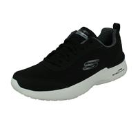Skechers Ladies Skech-Air Dynamight Memory Foam Trainers Fast Brake 12947 - Black/White - UK 7