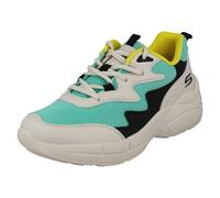 Ladies Skechers Lace Up Memory Foam Casual Trainers : Popsicle 33122