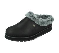 Skechers Ladies Skechers Memory Foam Mule Slippers Keepsakes Rem 31214 - Black - UK 4
