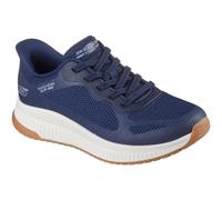 Skechers Ladies Slip-ins BOBS Squad 4 Staple Look Trainers Memory Foam Shoes