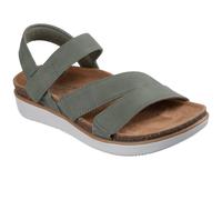 (, ) Skechers Lifted Comfort Polyurethane Women's Olive Sandals