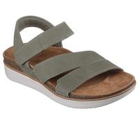 Skechers Lifted Comfort Womens Vegan Adjustable Strap Sandals