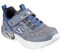 Skechers Lighted Gore and Strap Sneaker W Mult Light Up Blue/Black 10 UK Child