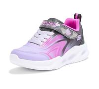 Skechers Lighted Gore and Strap Sneaker W Ombr Light Up Black/Purple 7 UK Child