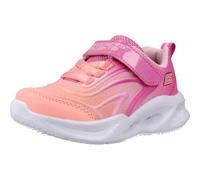 Skechers Lighted Gore & Strap Sneaker W Ombr Light Up Trainers Girls C8 (25) Pink