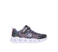 Skechers Lighted Gore & Strap With Multi Heart Sparkle Upper, Purple, Size 12 Younger Purple
