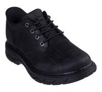Skechers Lockett Gustav Leather Mens Black Lace-Up Shoes - Size UK 11