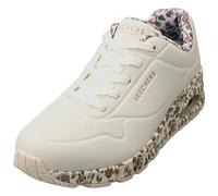 Skechers Los Angeles Uno Safari Time Womens Trainers in White Multicolour - 4 UK