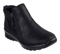 Skechers Lovely Vibe Fall In Bloom Textile WoMens Black Winter Ankle Boots - Size UK 6