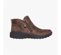 Skechers LOVELY VIBE - FALL IN BLOOM Womens Boots Chocolate - UK 5.5