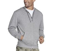 Skechers M3JA181/LTGY GOWALK EVERYWHERE FZ Mens Zip Through Jacket Light Grey