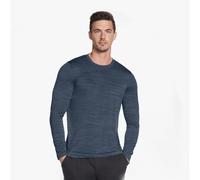 Skechers M3LT157/BLGY ON THE ROAD Mens Long Sleeve T-Shirt Smoke Blue - Small
