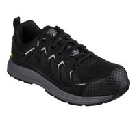 Skechers Men's Malad Ii Work Shoes, Black Textile/Synthetic, 11 UK