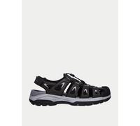 Skechers male Tresmen Outseen Slip On Sandals - 8 - Grey, Chocolate,Grey
