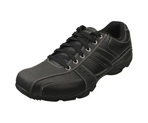 Skechers Marter Lace Casual Shoe Mens Trainers Brown 10 (45)