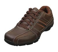 Skechers Marter Lace Casual Shoe Mens Trainers Brown 6 (39.5)