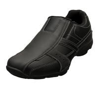 Skechers Marter Mens Slip On Trainers in Black - 9 UK