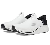 Skechers Women's Slip-ins: Max Cushioning Elite 2.0 Sneaker in White/Black, Size 5.5 | Textile/Synthetic, Vegan, Machine Washable