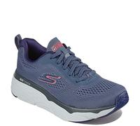 Skechers Max Cushioning Elite Mesh Lace-Up, Blue/Pink, 4 UK