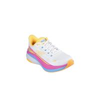Skechers Max Cushioning Propulsion White/Orange Trainer Shoes for Female - Size