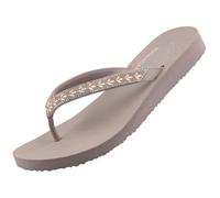 Skechers Meditation Lucky One Women's Toe Separator Sandals, gray, 7 UK