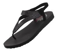 Skechers Meditation Vibrant Glow Women's Toe Separator Sandals, black, 7 UK