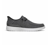 Skechers Melson Coronado Mens Lace-Up Black/Grey Canvas Shoes