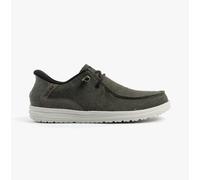 Skechers MELSON - CORONADO Mens Shoes Black/Grey - UK 8 - Black