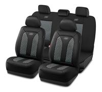 Skechers Memory Foam Car Seat Cover Full Sets Hexcomb Breathable Thick Seat Covers Airbag Compatible Automotive Comfort & Protection for Most Cars