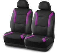 Skechers Memory Foam Car Seat Covers, Air Cool Mesh Thick Seat Covers,Car Seat Covers Front Seats,Airbag Compatible, Automotive Comfort Protection for Most Cars,Van,Trucks, SUVs,Purple