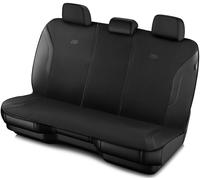 Skechers™ Memory Foam Car Seat Covers, Leather Seat Covers with Thick Memory Foam, Black Air Cool Bear Seat Covers, Automotive Comfort and Protection for Most Cars, Van,Trucks, SUVs(Rear,Black)