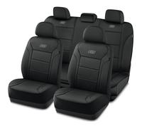 Skechers Memory Foam Car Seat Covers Lycra Seat Covers Thick Memory Foam Black Car Seat Cover Full Sets Airbag Compatible Automotive Comfort Prote