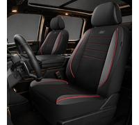 Skechers Memory Foam Seat Covers, Air Cool Mesh, Leather, Red, Two Front, Car, Truck, Van, SUV