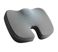Skechers Memory Foam Seat Cushion,Office Chair Cushion for Tailbone Pain Relief,Butt Pillow for Office Chair,Car seat Cushion,Computer Desk,Long Sitting Office Workers,and Car Drivers,Grey