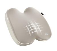 Skechers Memory Foam Seat Cushion Ribbed Fabric Office Chair Cushion for Tailbone Pain Relief Butt Pillow for Office Chair Car Seat Cushion Long Sitt