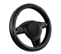 Skechers Memory Foam Steering Wheel Cover,Piping Microfiber Leather Steering Wheel Cover Sporty Universal Fit 14" 1/2-15" Car Wheel Protector for Men