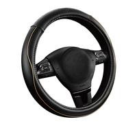 Skechers Memory Foam Steering Wheel Cover,Piping Microfiber Leather Steering Wheel Cover Sporty Universal Fit 14" 1/2-15" Car Wheel Protector for Men