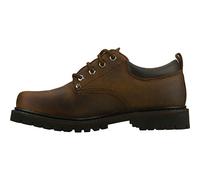 Skechers Tom Cats Dark Brown Lace Mens Shoes Leather