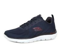 Men's Skechers SUMMITS - TORRE Mens Trainers Navy/Red - Blue - Size: 7