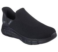 Skechers Men's Slip-ins: BOBS Sport B Flex - Resilient Sneaker in Black, Size 13 | Textile/Synthetic, Machine Washable
