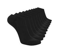 Skechers Men's 10 Pack Cushioned Low Cut Socks, Black, 43-47